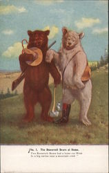 No. 1 The Roosevelt Bears at Home. Postcard
