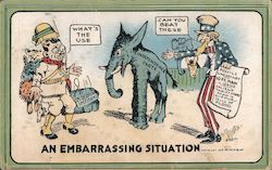 An Embarrassing Situation Postcard