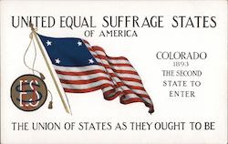 United Equal Sufferage States of America Postcard