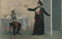 Results of the Suffrage victory Postcard