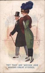 Yet They Say Women are Making Great Strides. Postcard