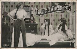 I want to be a Suffragette Postcard
