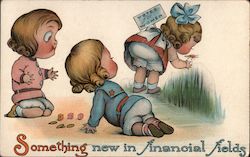 Something new in financial fields Postcard