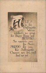 Here's to the suffragette Postcard