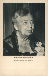 Eleanor Roosevelt, First Lady of the World Postcard