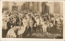 1912 First Annual New England Supper of New England Association of California Postcard