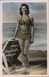 Ava Gardner Actresses Postcard Postcard Postcard