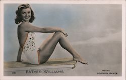 Esther Williams - Metro Goldwyn Mayer Actresses Postcard Postcard Postcard