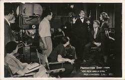 1937 Production Shot From "100 Men And A Girl" Hollywood Postcard