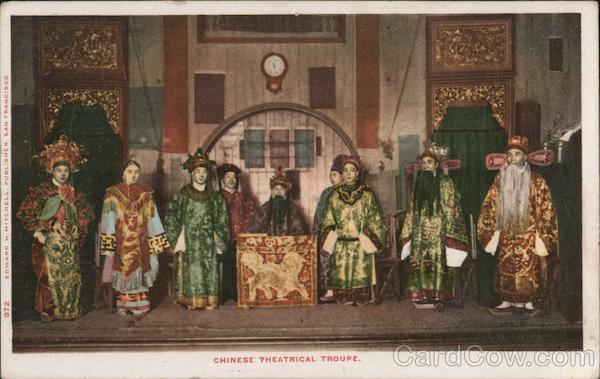 Chinese Theatrical Troupe Chinatown San Francisco California