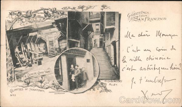 Glimpses of Chinatown San Francisco California