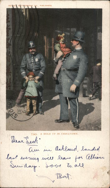 A Hold up in Chinatown San Francisco California