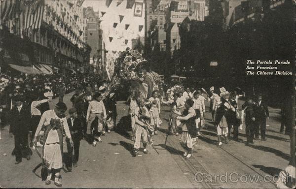 The Portola Parade - The Chinese Division Chinatown San Francisco California