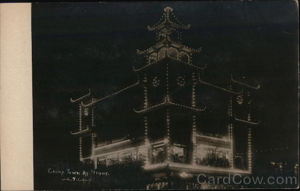 Chinatown at night San Francisco California