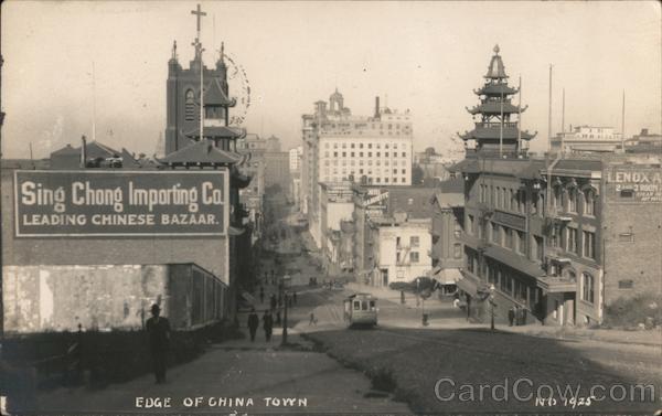 Edge of Chinatown San Francisco California