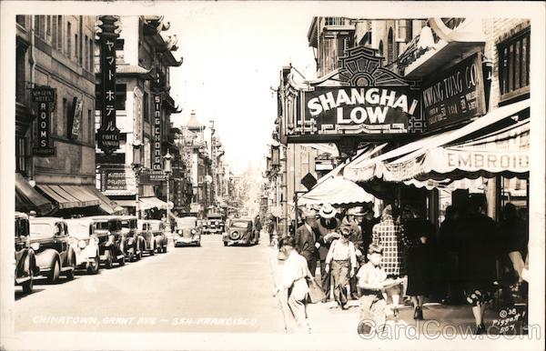 Chinatown - Shanghai Low San Francisco California Piggatt