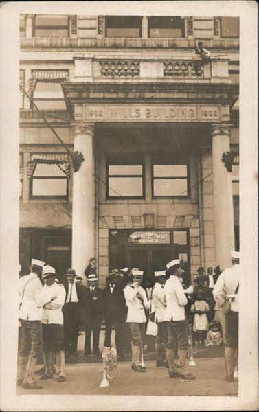 Sailors, Navy Dept. Mills Building San Francisco California