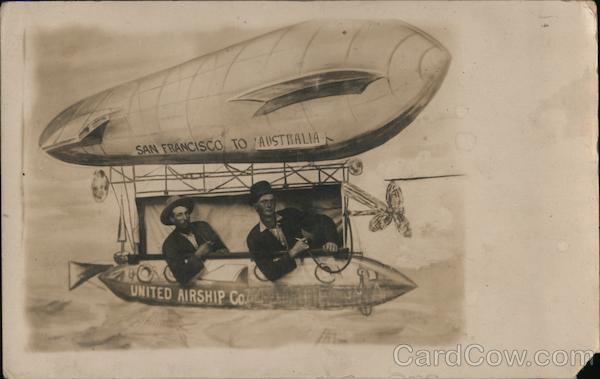 United Airship Co. San Francisco to Australia California