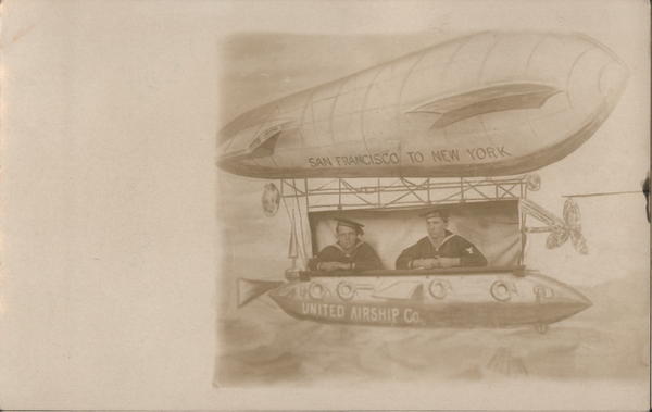 United Airship Co. San Francisco to New York California
