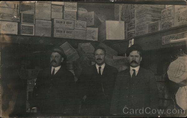 Three Men in a Storage Area San Francisco California
