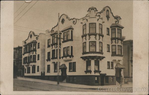 A Large Corner Building 1303 Gough St. San Francisco California
