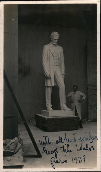 The President - George Fite Waters, 1928 Sculpture & Carving