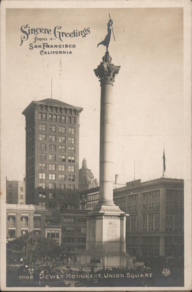 Dewey Monument, Union Square San Francisco California