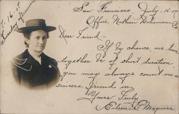 Woman, Nathan-Dohrmann Company San Francisco California