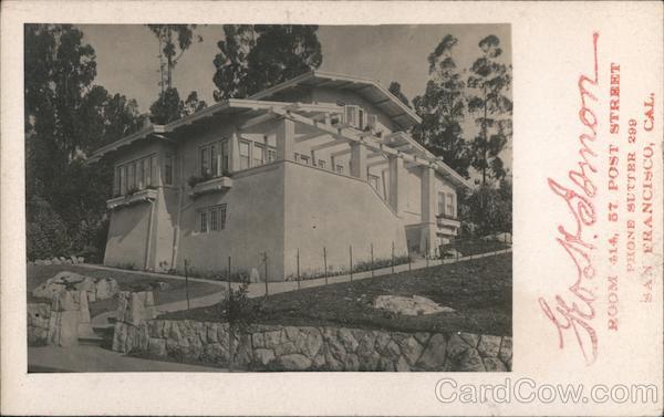 Swiss-Chalet cement finished Bungalow San Francisco California