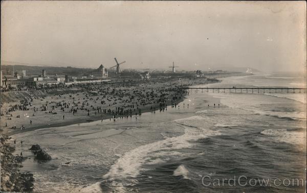 Along the Ocean Beach, Dutch Windmills San Francisco California