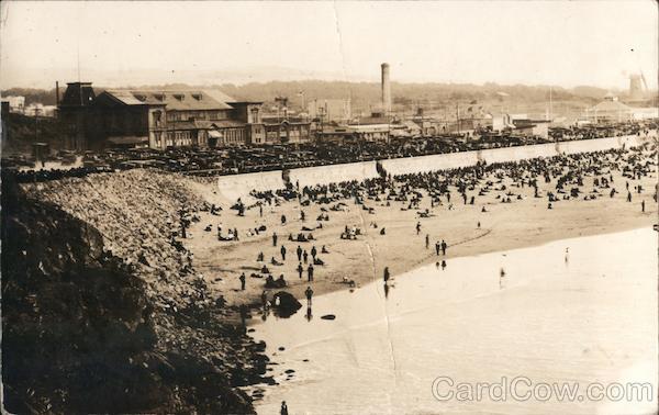 A Beach Scene with Lots of People San Francisco California