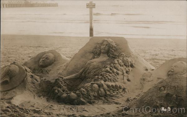A Sand Sculpture San Francisco California