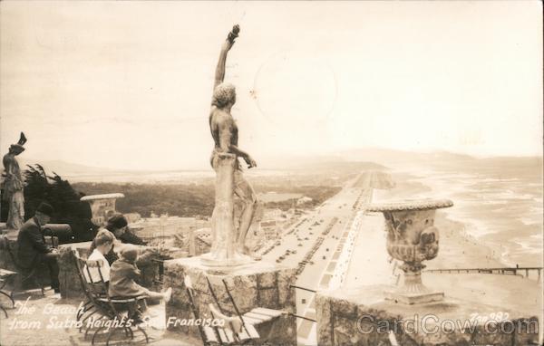 The Beach from Sutro Heights San Francisco California