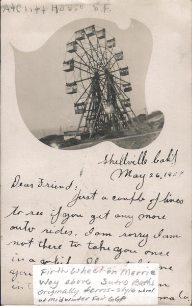 Ferris Wheel At Cliff House San Francisco California