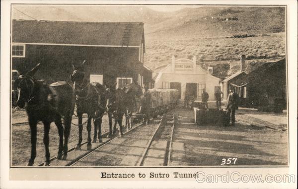 Entrance to Sutro Tunnel San Francisco California