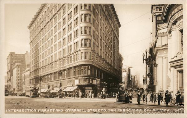 Intersection Market and O'Farrell Streets San Francisco California