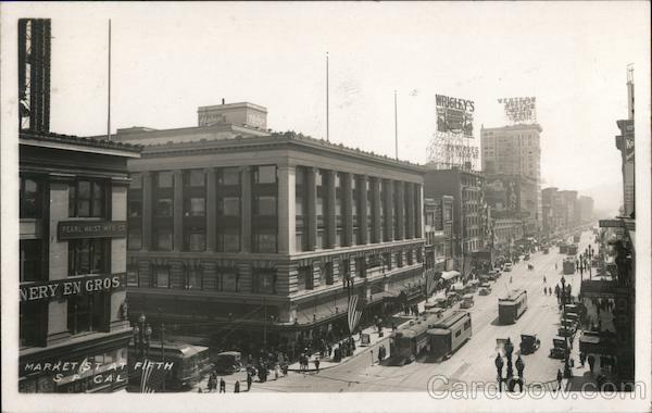 Market St. at Fifth San Francisco California