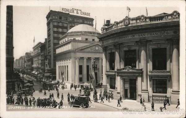 O'Farrell St at Market & Grant San Francisco California