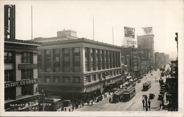 Market St. at Fifth San Francisco California