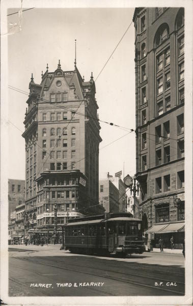 Market, Third & Kearney San Francisco California