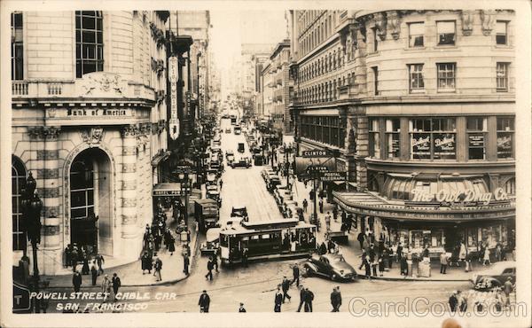 Powell Street Cable Car San Francisco California