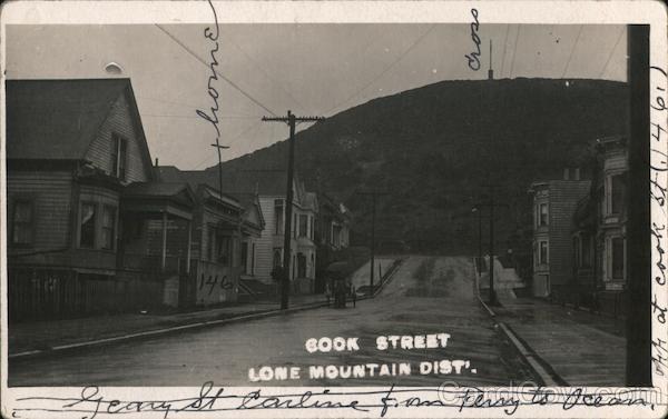 Cook Street - Lone Mountain Dist. San Francisco California