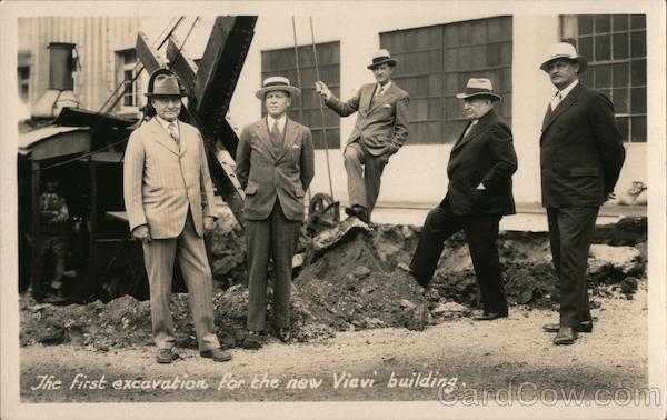 The first excavation for the new Viavi building San Francisco California