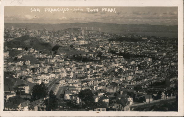 San Francisco - From Twin Peaks California