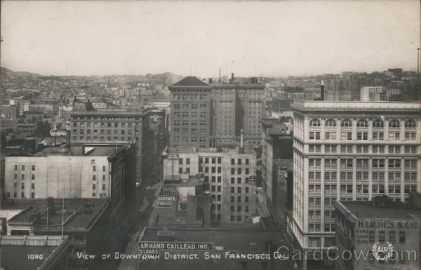 View of Downtown District San Francisco California