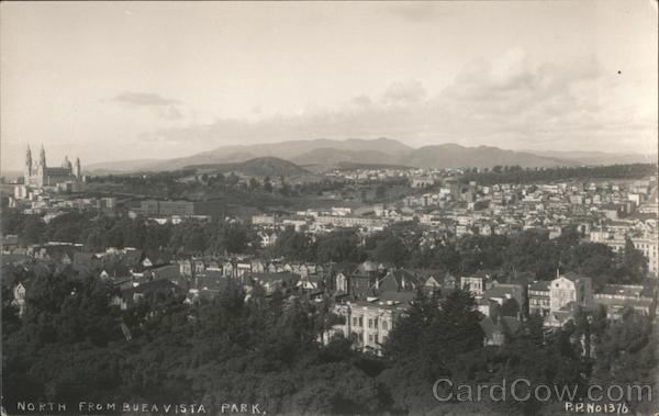 North from Buena Vista Park San Francisco California