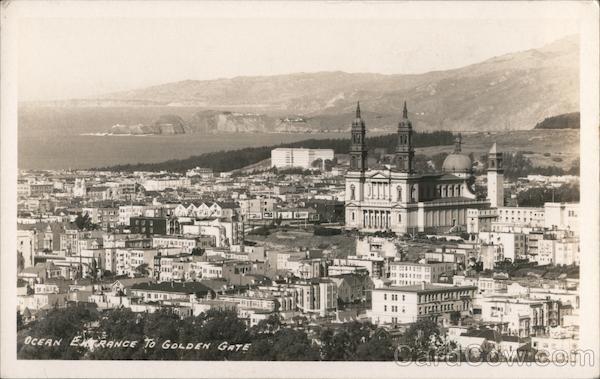 Ocean Enterance to Golden Gate San Francisco California