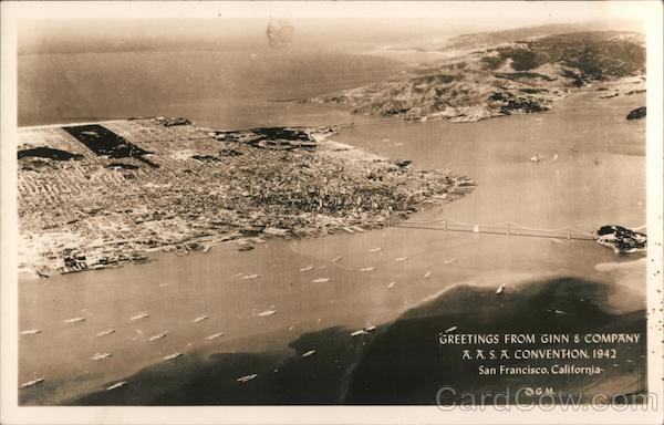 Greetings From Ginn & Company AASA Convention, 1942 San Francisco California