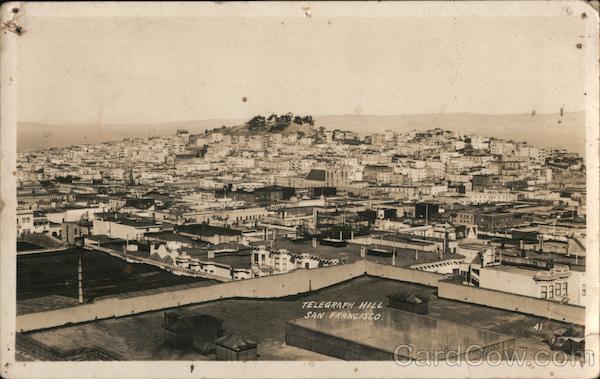 View of Telegraph Hill San Francisco California