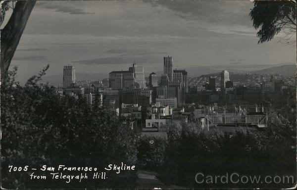 San Francisco Skyline from Telegraph Hill California